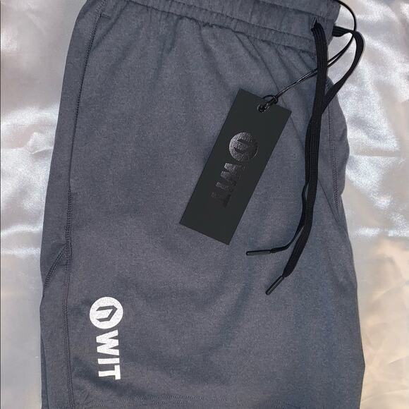 WIT Lightweight Knit Shorts. Gray. Large - Picture 10 of 14